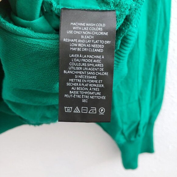 PILCRO By ANTHROPOLOGIE Fabric Mix Hoodie Sweatshirt Oversized Size Small - Picture 9 of 12